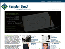 Tablet Screenshot of hamptondirect.com